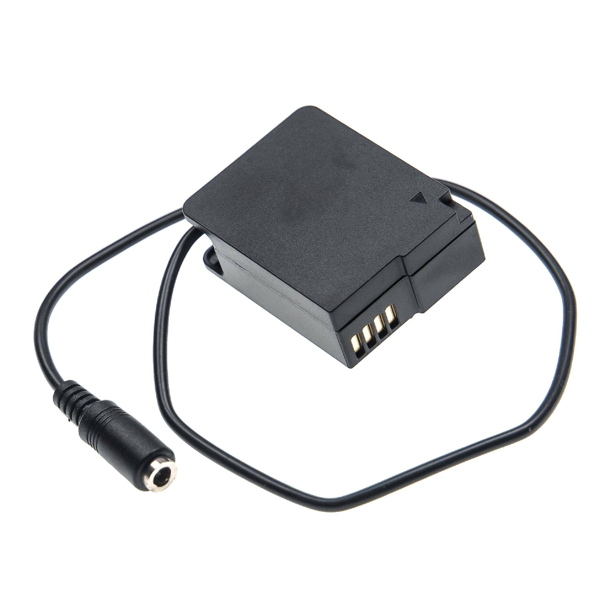vhbw DC Kuppler Netzadapter Ersatz für Panasonic DMW-DCC8 | DMW-DCC8E, DMW-DCC8GU für Kamera, Digitalkamera, DSLR-1