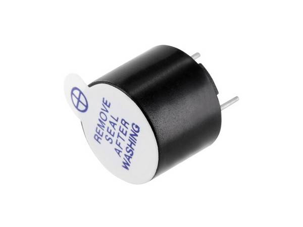 HITPOINT DC-Signalgeber 12mm, 12V, 50mA, 2,3kHz, 85dB, Printanschluss