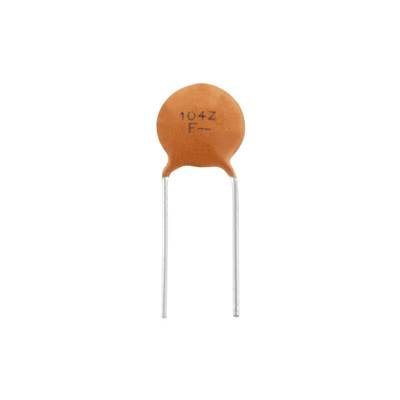 Keramik-Kondensator Y5V 100 nF -20% bis +80% 100 V Rastermaß 5,08 mm