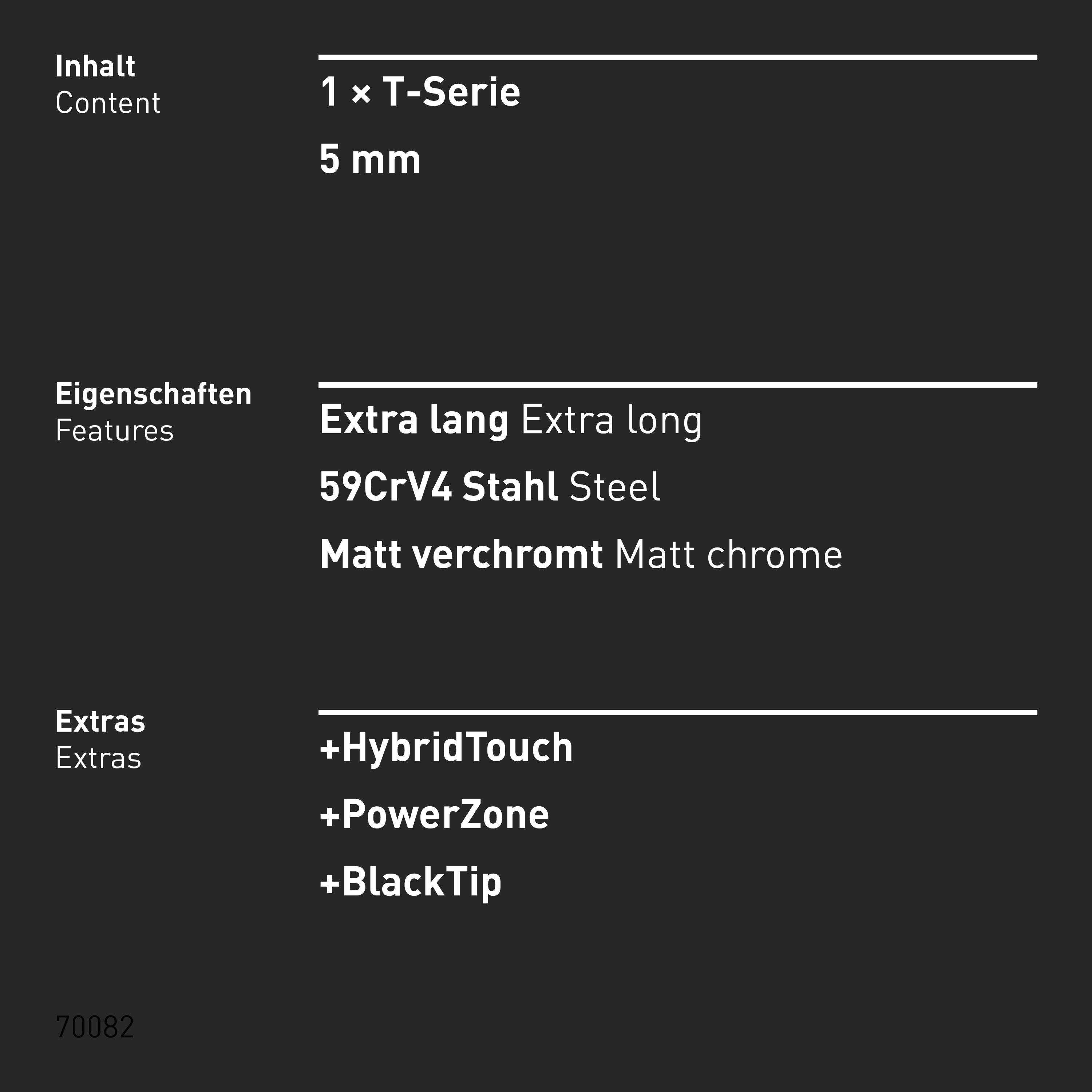 INBUS® Innen-Sechskant Schraubendreher mit T-Griff HybridTouch - Schlüsselweite: 5 mm - Klingenlänge: 150 mm-3