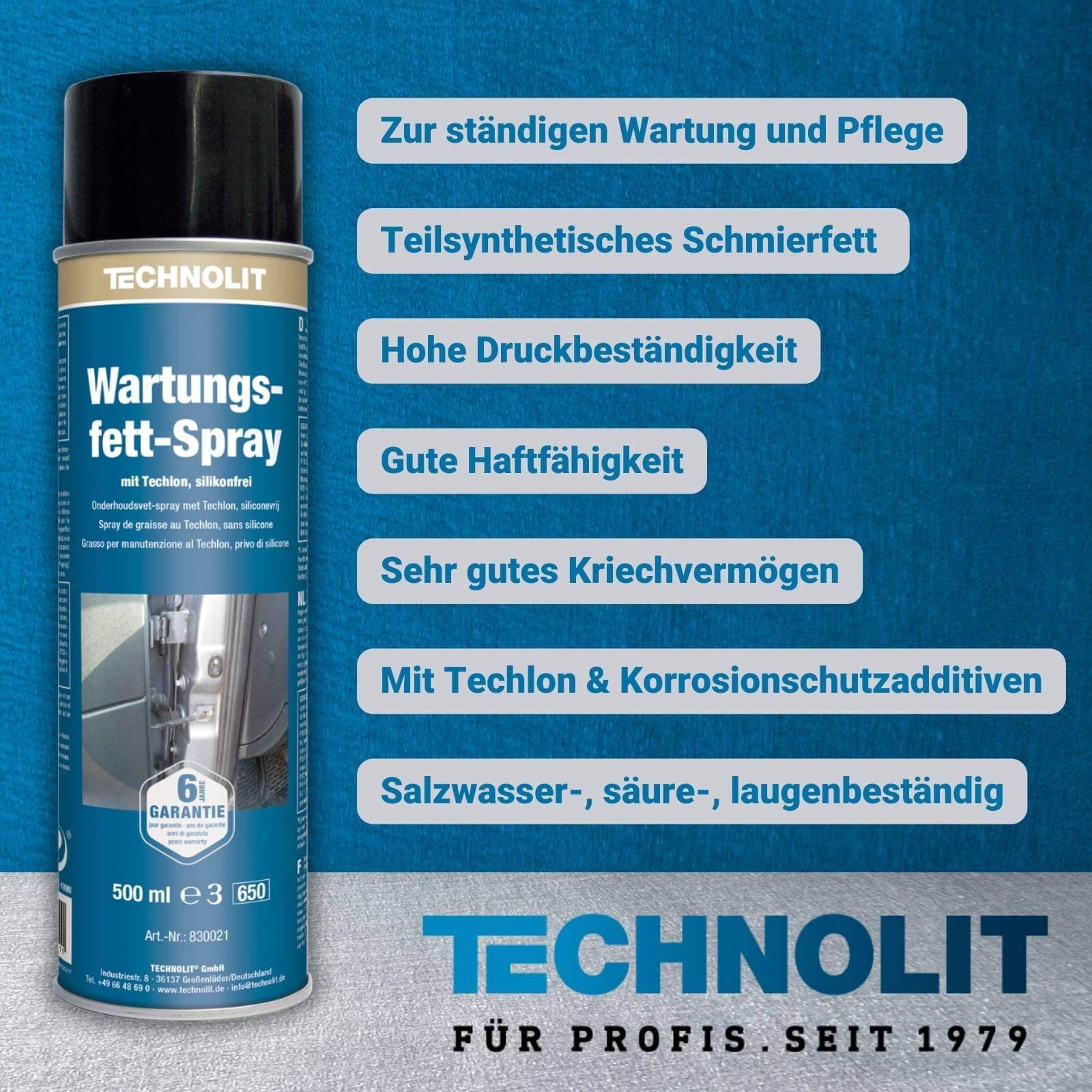 TECHNOLIT Wartungsfett-Spray 500 ml-1
