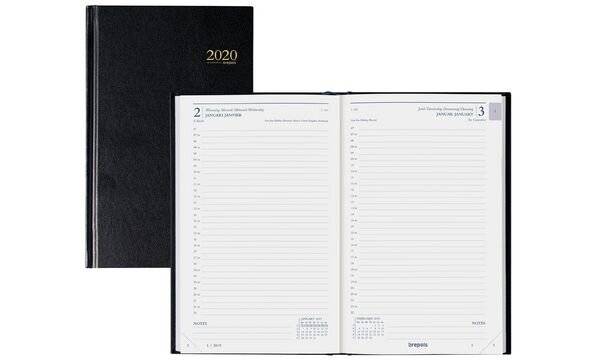 brepols Tageskalender "Saturnus Basic" 2019, schwarz (75128193)-2