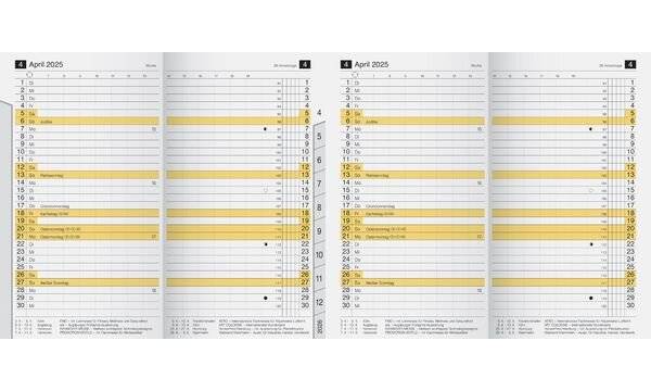 rido idé Kalender-Einlage "M-planer", 2019 (6250348)