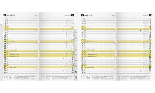 rido idé Kalender-Einlage "M-planer", 2019 (6250348)-1