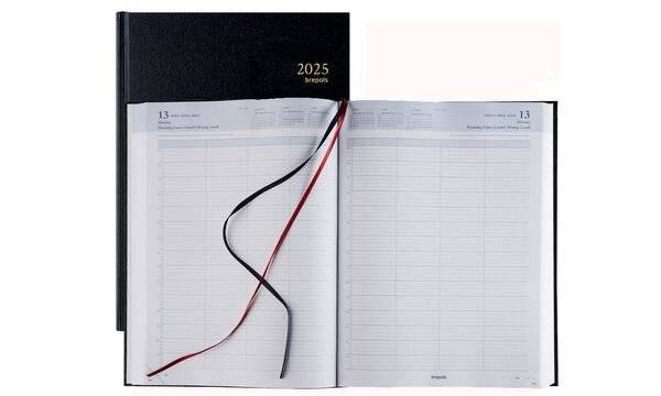 Brepols Buchkalender "BREMAX 002" 2019, schwarz (75100311)
