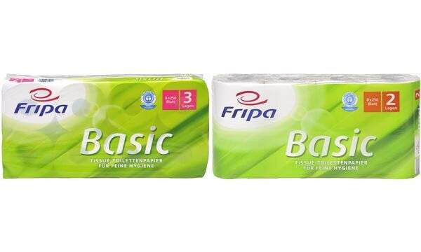 Fripa Toilettenpapier Basic, 2-lagig, weiß (6470006)-2
