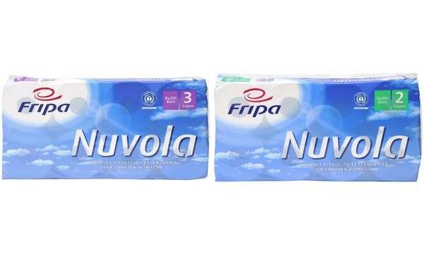 Fripa Toilettenpapier Nuvola, 3-lagig, hochweiß (6470003)