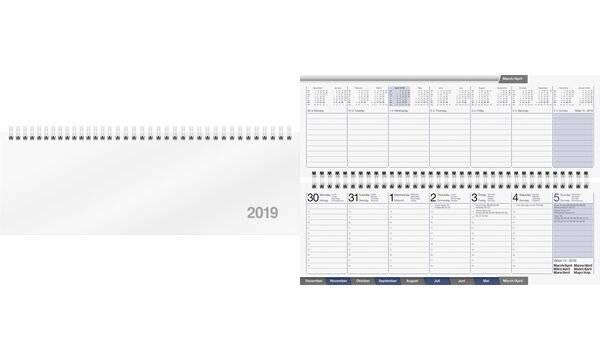 rido idé Tischkalender "ac-Wochenquerterminer Trucard", 2019 (6250031)-1