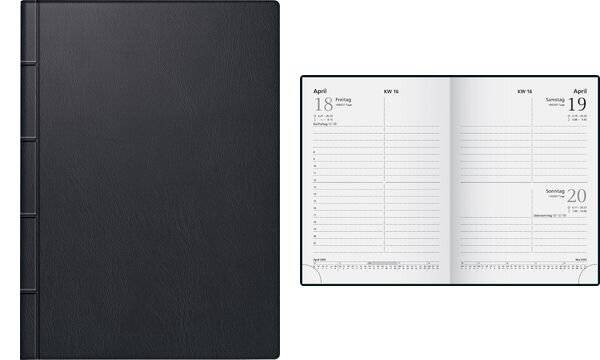 Glocken Taschenkalender, 2019, schwarz (6280068)