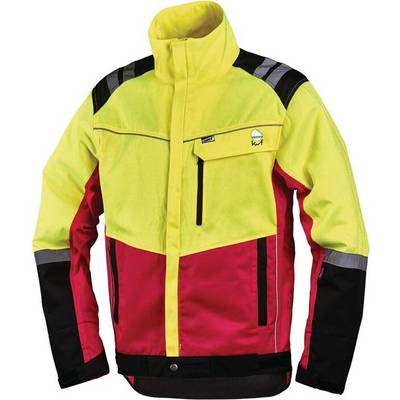 Leipold Doehle 4112-XL Forstschutz-Jacke Komfort Kleider-Größe: XL Neongelb, Rot, Schwarz-5