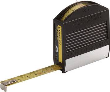 Taschenrollbandmaß Panoramic L.3m B.12,7mm mm/cm EG II Ku.m.Metallfuß SB STANLEY-4
