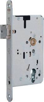 Panik-Einsteckschloss 2116 Fkt.E rd 24/65/72/9mm DIN L/R VA selbstverr.BKS-5