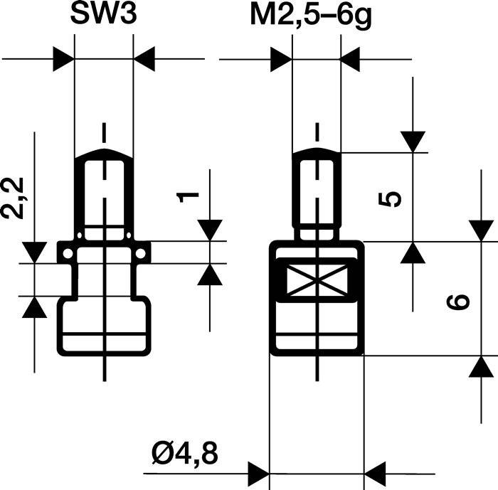 Messeinsatz HM Typ 10/ 4,8mm KÄFER-5