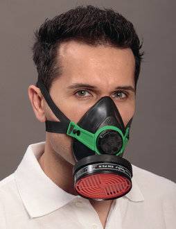 Atemschutzhalbmaske Polimask 230 EN 140 o.Filter Universalgröße EKASTU-2