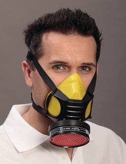 Atemschutzhalbmaske Polimask GAMMA/Silikone EN 140 o.Filter,Silik.-3