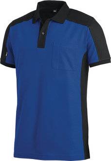 Poloshirt KONRAD Gr.L royal/schwarz FHB-4