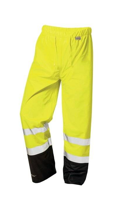 Warnschutzregenhose Dirk Gr.XL gelb/schwarz-0