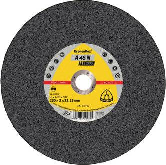 KLINGSPOR 170710 Trennscheibe A 46 N Supra D230x3mm gerade Aluminium Bohrung 22,-2