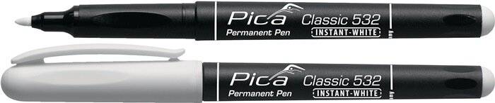 Pica-Marker Permanent Pen 1-2mm, INSTANT WHITE 532/52-0
