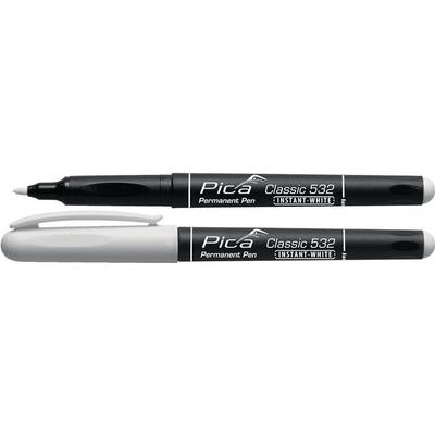 Pica-Marker Permanent Pen 1-2mm, INSTANT WHITE 532/52-0