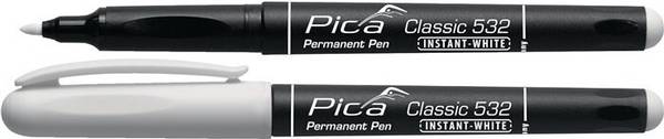 Pica-Marker Permanent Pen 1-2mm, INSTANT WHITE 532/52