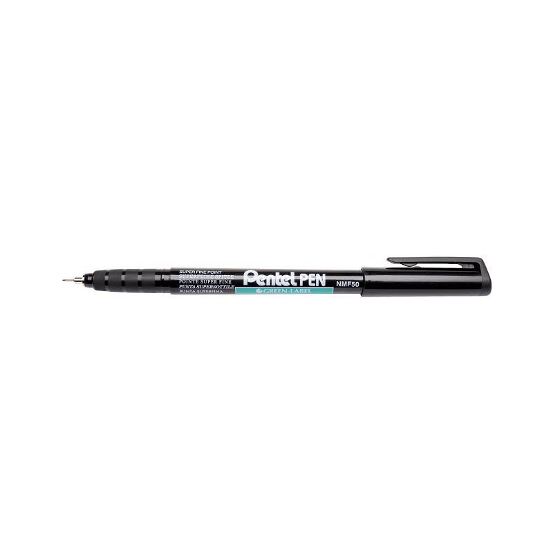 Permanentmarker green Label 0,6mm Rundspitze schwarz-0
