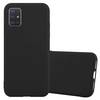 Cadorabo Hülle für Samsung Galaxy A52 (4G / 5G) / A52s Schutzhülle in Schwarz Handyhülle TPU Silikon Etui Case Cover