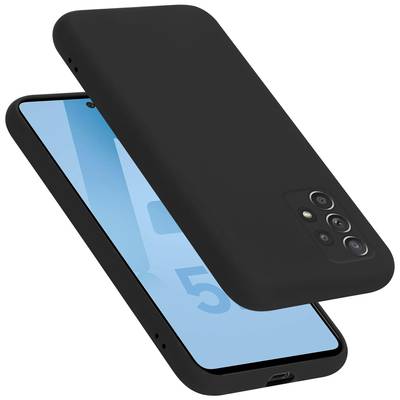 Cadorabo Schutzhülle für Samsung Galaxy A52 (4G / 5G) / A52s Hülle in Schwarz Handyhülle Case Cover TPU Etui