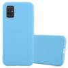 Cadorabo Hülle für Samsung Galaxy A52 (4G / 5G) / A52s Schutzhülle in Blau Handyhülle TPU Silikon Etui Case Cover