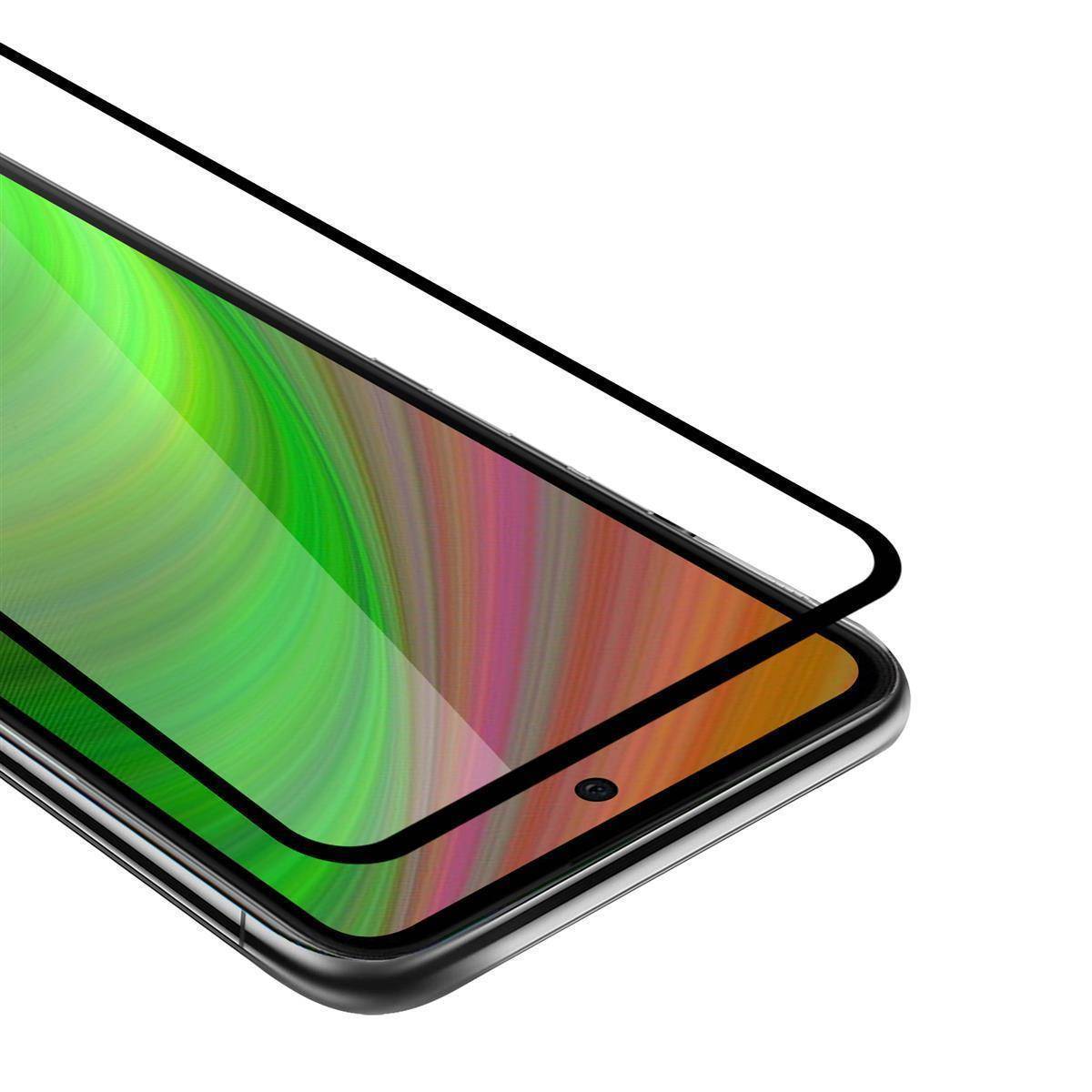 Cadorabo Panzerfolie für Samsung Galaxy S21 Schutzfolie in Schwarz Vollbild Folie Tempered Display Schutzglas-0
