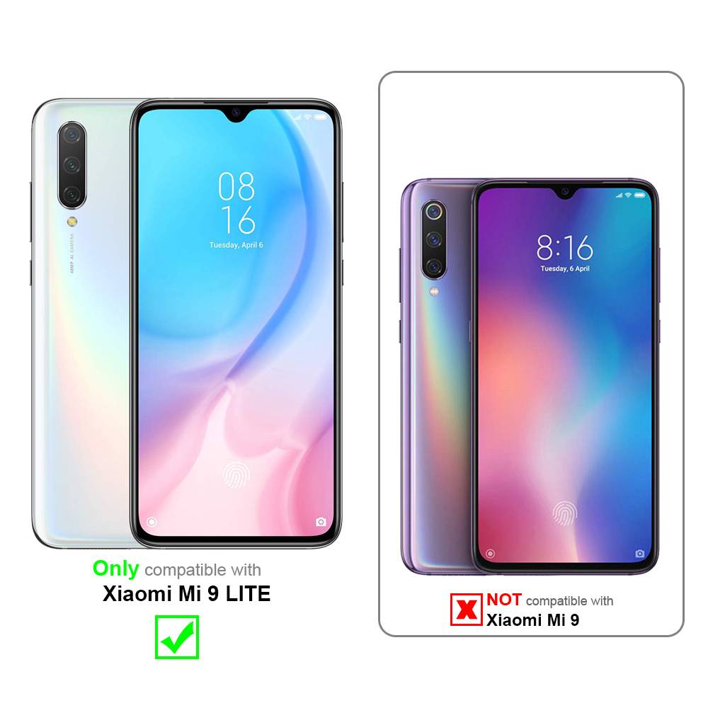 Cadorabo Handykette für Xiaomi Mi 9 LITE in Orange - Handy Schutz Hülle Necklace mit Verstellbaren Band Kordel zum-1