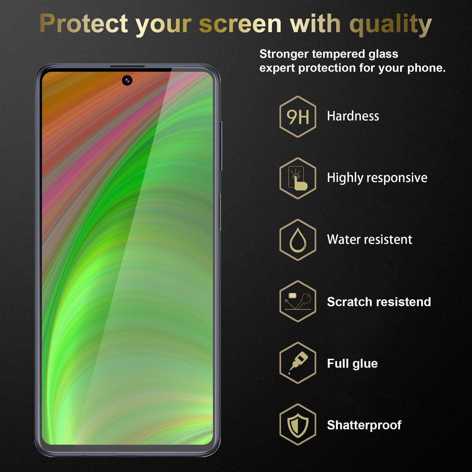 Cadorabo Panzer Folie für Samsung Galaxy S20 FE Fan Edition Schutzfolie in Transparent Gehärtetes Tempered-3