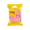 Post-it Haftnotizen notes, Herz-Form, 70 x 70 mm