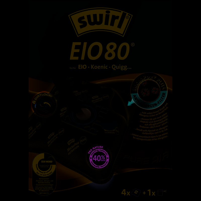swirl Staubsaugerbeutel EIO 80, mit MicroporPlus-Filter-0