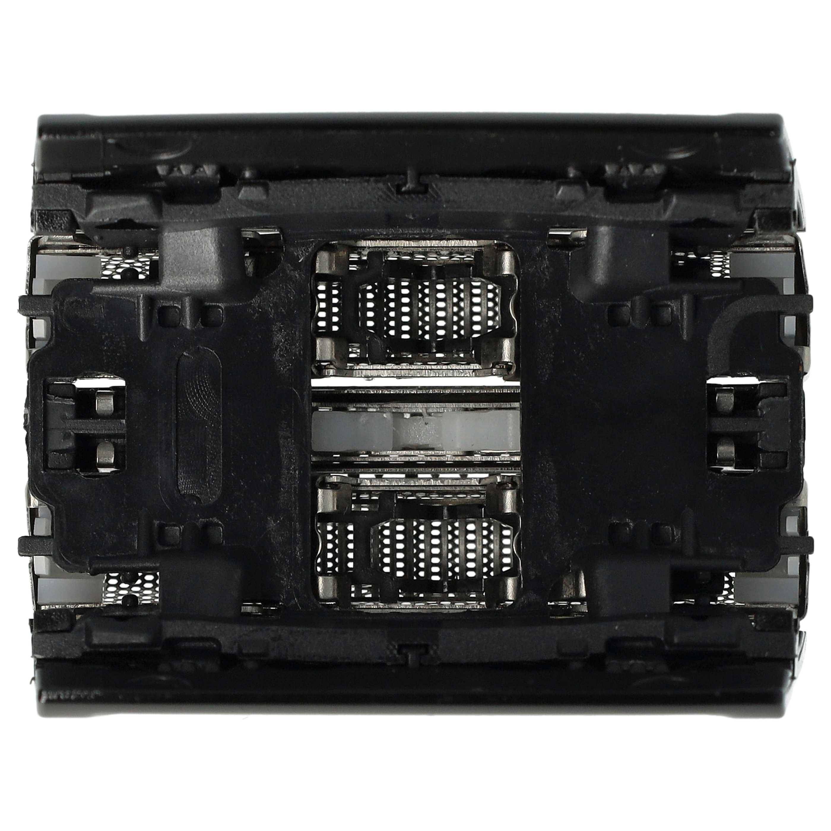vhbw 3x Scherköpfe Ersatz für Braun 52S | 52B für Elektrorasierer, Schwarz-2