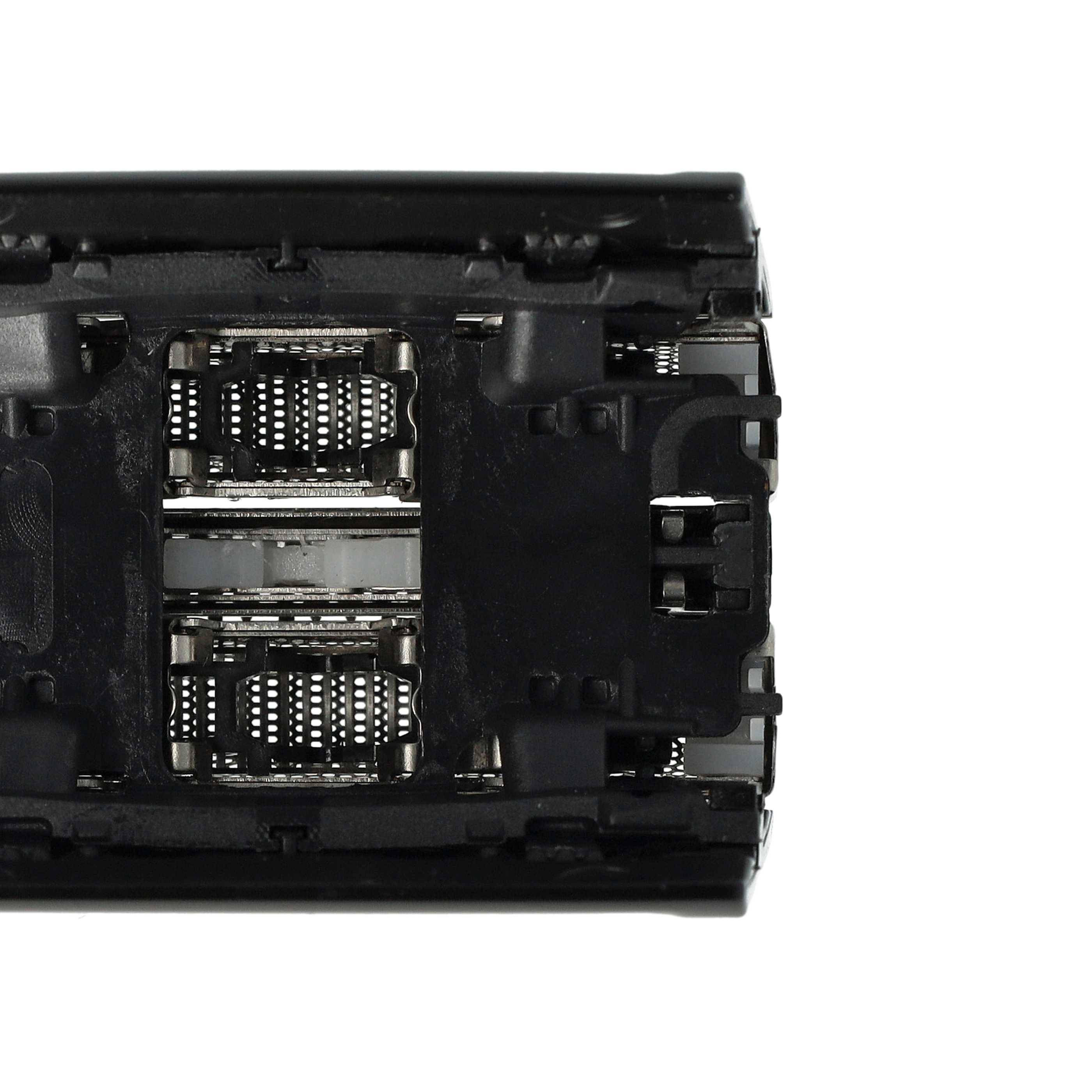 vhbw 3x Scherköpfe Ersatz für Braun 52S | 52B für Elektrorasierer, Schwarz-3