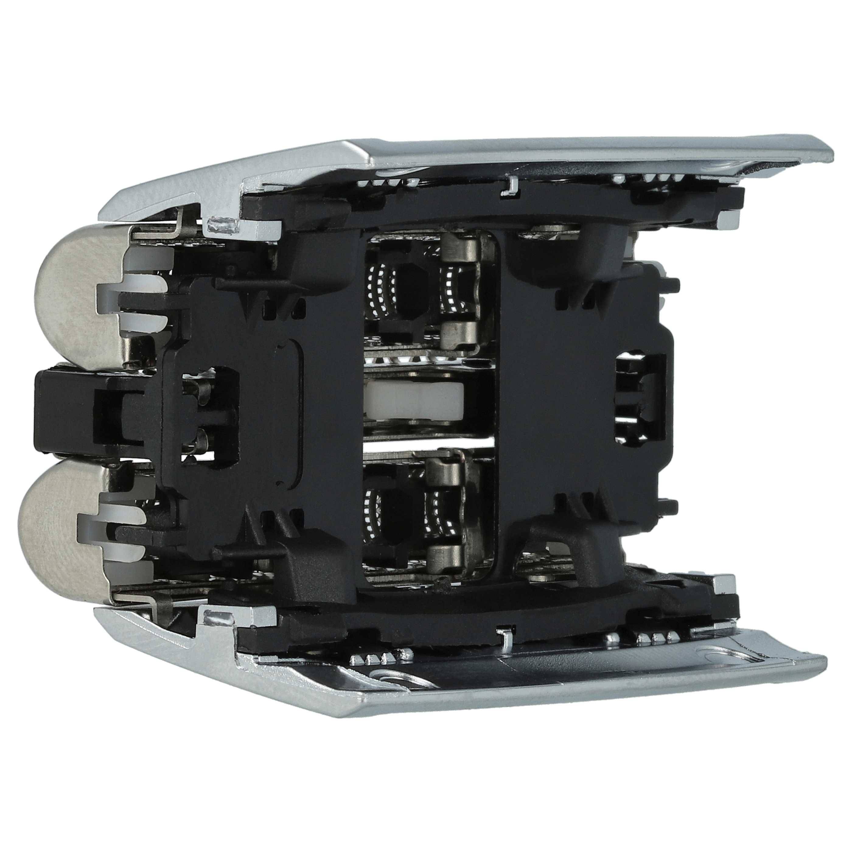 vhbw 3x Ersatz-Scherköpfe kompatibel mit Braun 5050cc (5748 / 5749) | 5070cc (5748 / 5749) Elektrorasierer, Silber-2