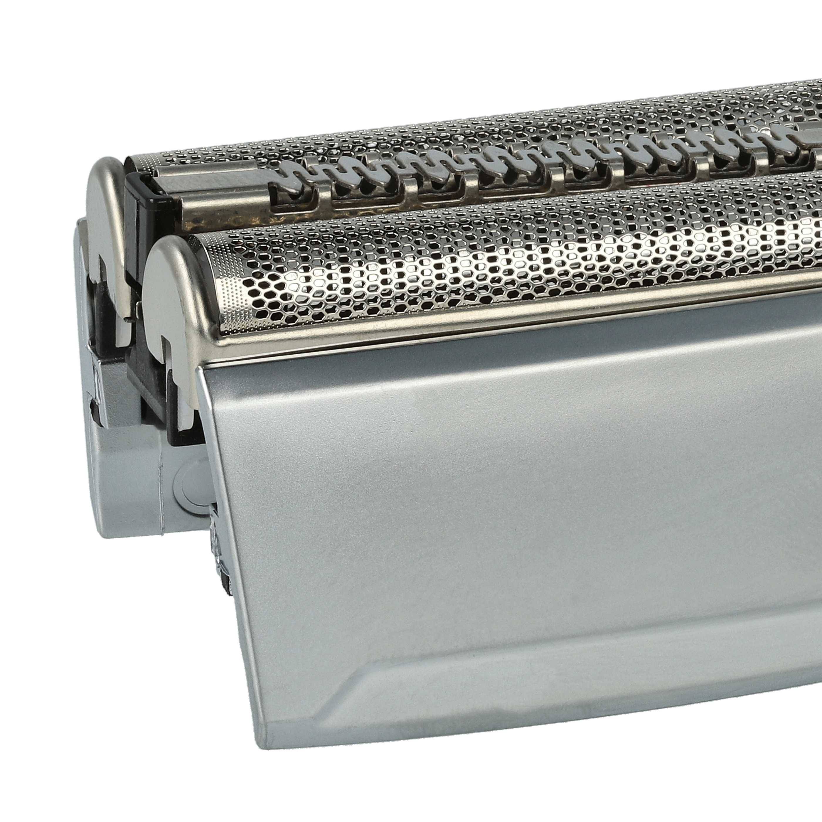 vhbw 3x Ersatz-Scherköpfe kompatibel mit Braun 5050cc (5748 / 5749) | 5070cc (5748 / 5749) Elektrorasierer, Silber-3