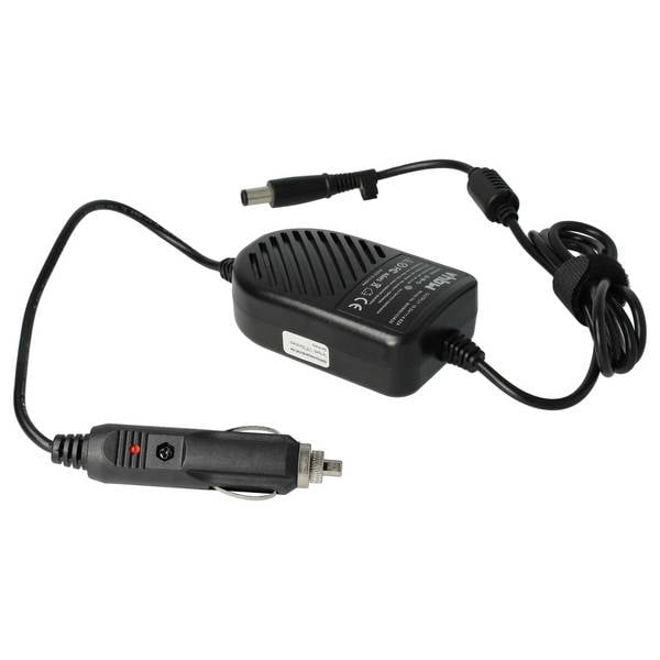 vhbw KFZ-Ladekabel kompatibel mit Dell Studio XPS 1645 | 1340, 1640 Notebook - 12V Ladegerät Schwarz 4.62 A