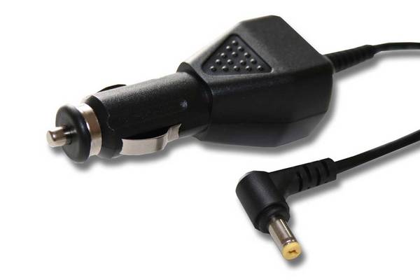 vhbw KFZ-Ladekabel kompatibel mit Dell Mini 9 Notebook | 12V Ladegerät Schwarz 1,6 A