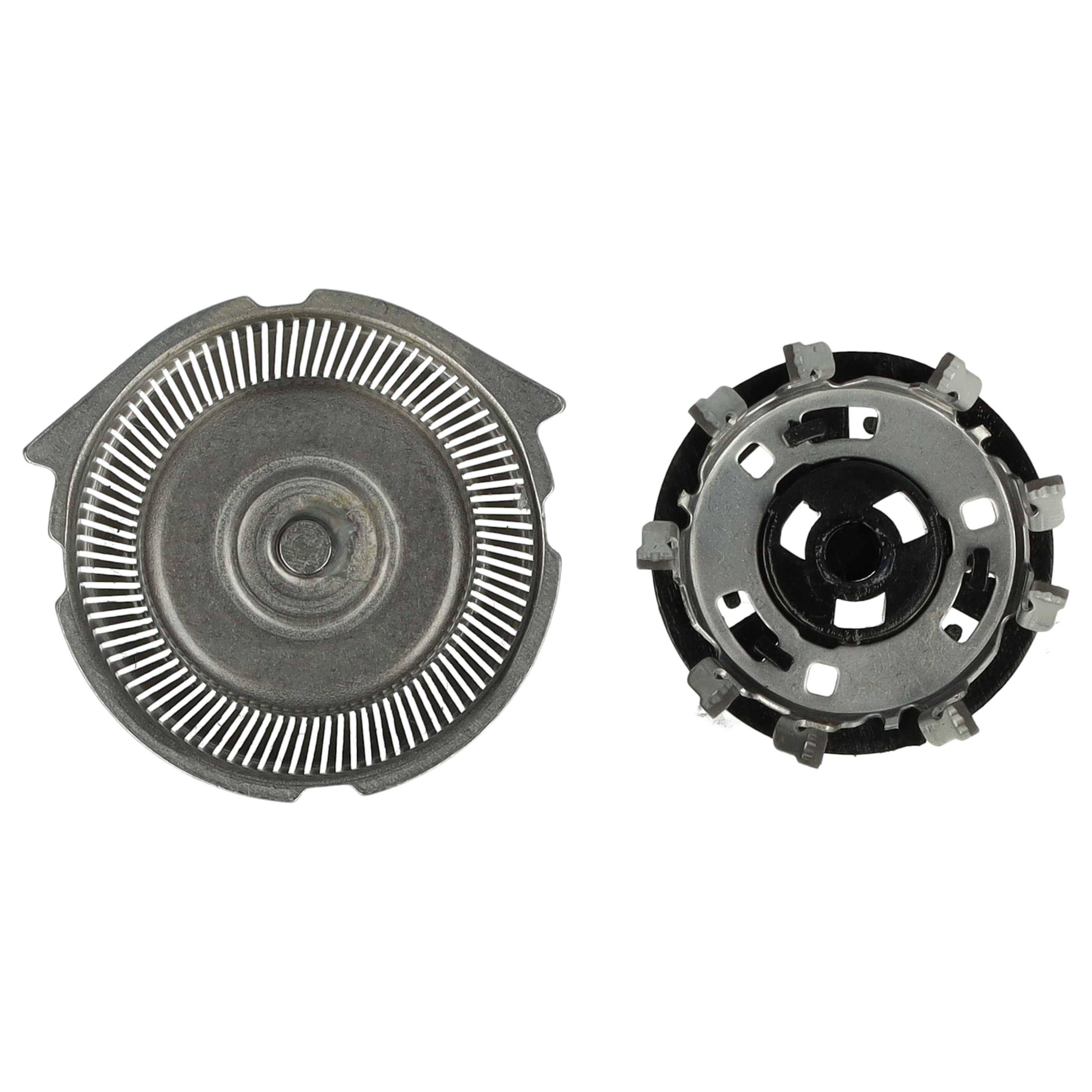 vhbw 3x Ersatz-Scherköpfe kompatibel mit Philips SW3700 Star Wars Edition | SW3700/07 StarWars Elektrorasierer, Silber-4