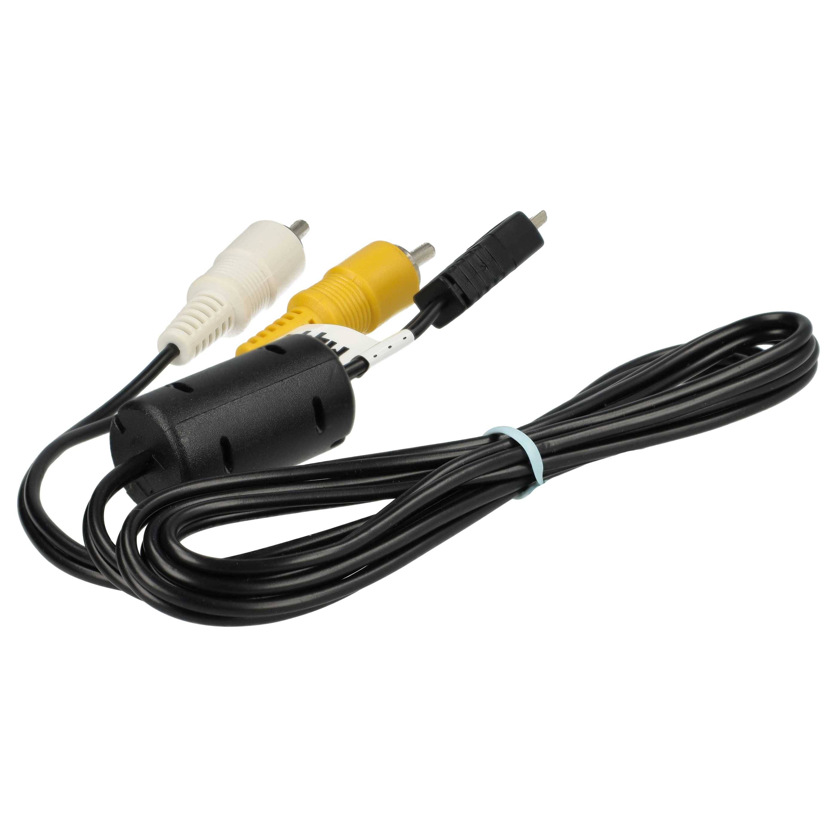 vhbw Audio Video Composite Kabel Ersatz für Olympus CB-AVC5 für Kamera | Digitalkamera - AV-Kabel-1