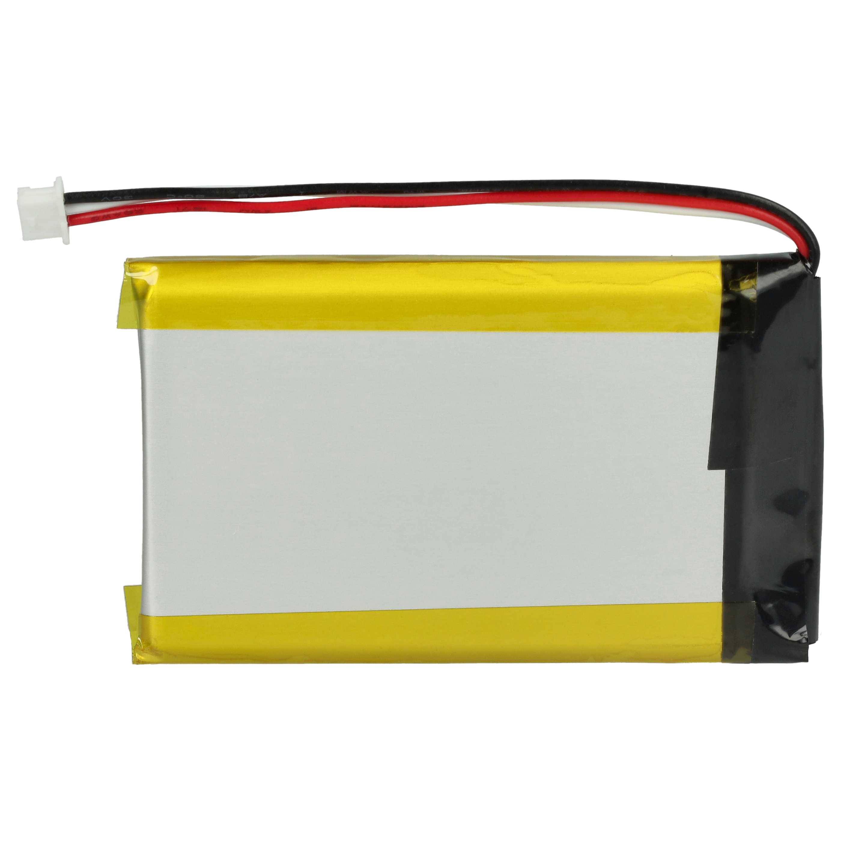 vhbw Akku kompatibel mit TomTom Go 7000 HD | 7000 GPS Navigation Navi (1200 mAh, 3,7 V, Li-Ion) - Ersatz für 360103150-2