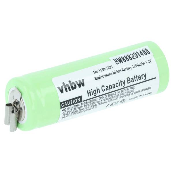 vhbw Akku kompatibel mit Moser ChroMini 1591B | 1591 Rasierer, Haarschneider (1200 mAh, 1,2 V, NiMH)