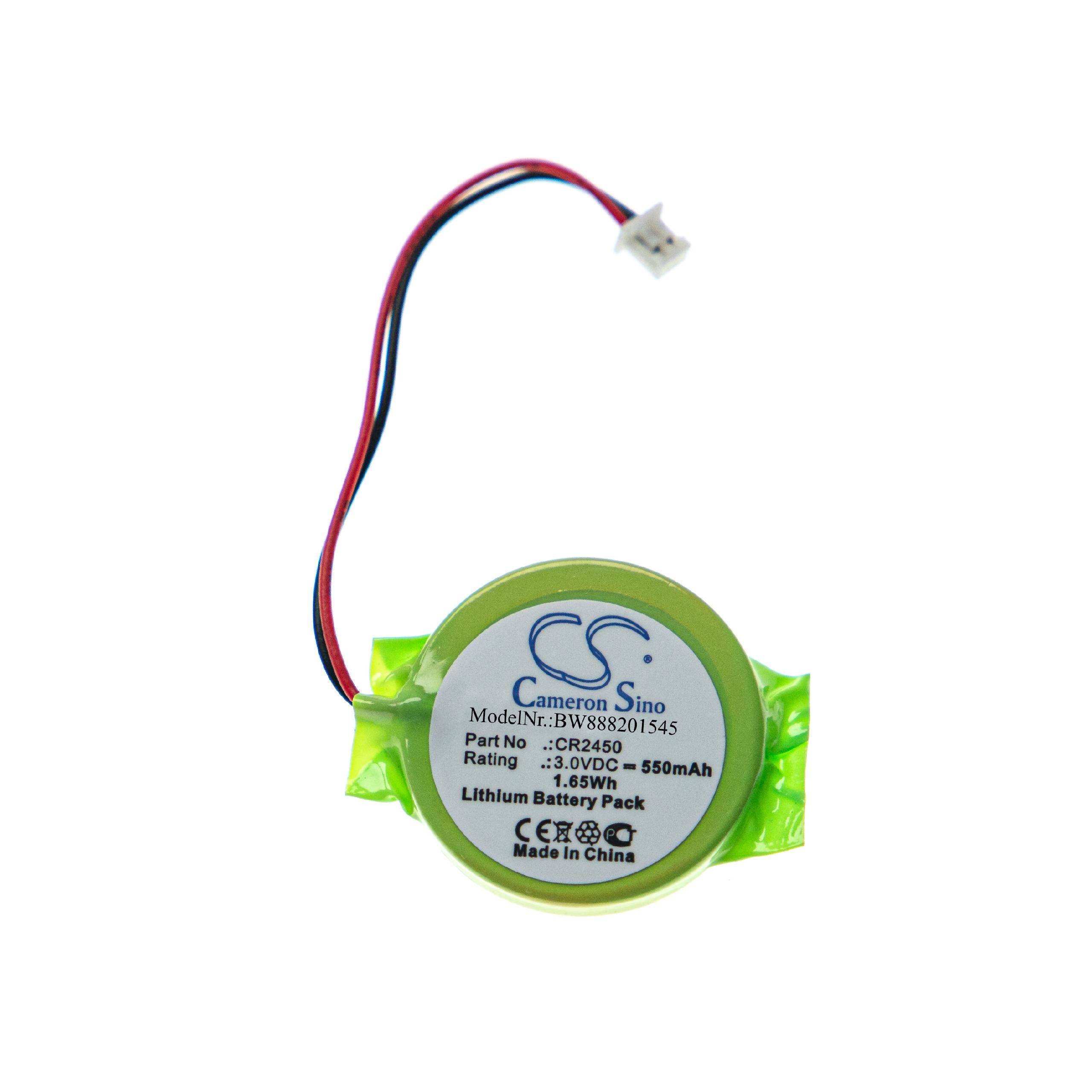 vhbw Batterie Ersatz für Panasonic CR2450 | AFPX-BATT für Wireless Touchpad (550 mAh, 3 V, Li-Ion)-0