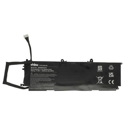 vhbw Akku kompatibel mit HP Envy 13-AD146TX | 13-AD147TU, 13-AD144TX, 13-AD145TX, 13-AD147TX Notebook (4350 mAh, 11,55 V-0