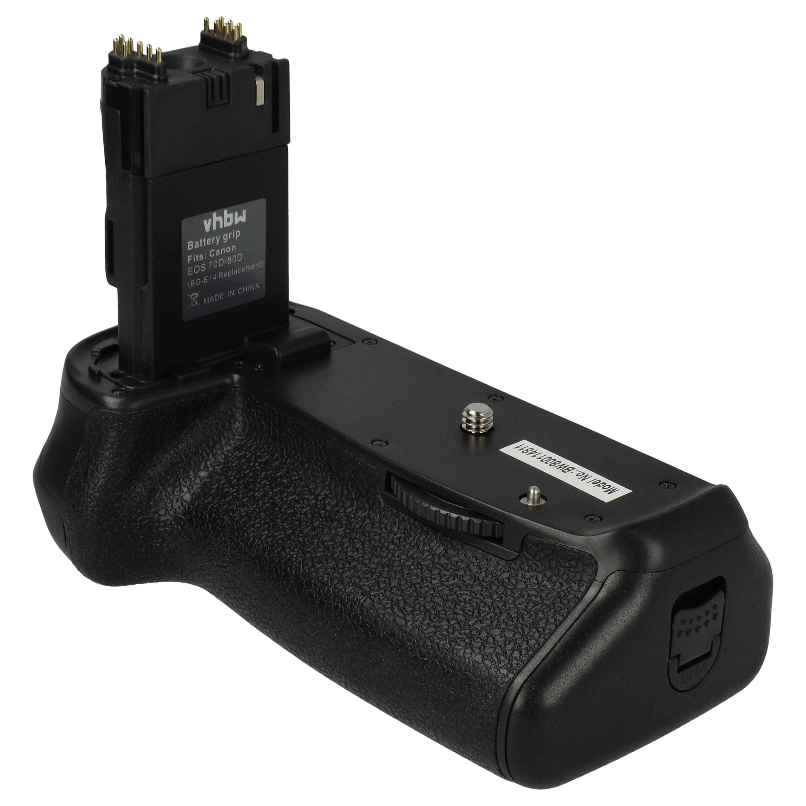 vhbw Batteriegriff Ersatz für Canon BG-E14 für Kamera Spiegelreflexkamera DSLR, inkl. Wählrad-1