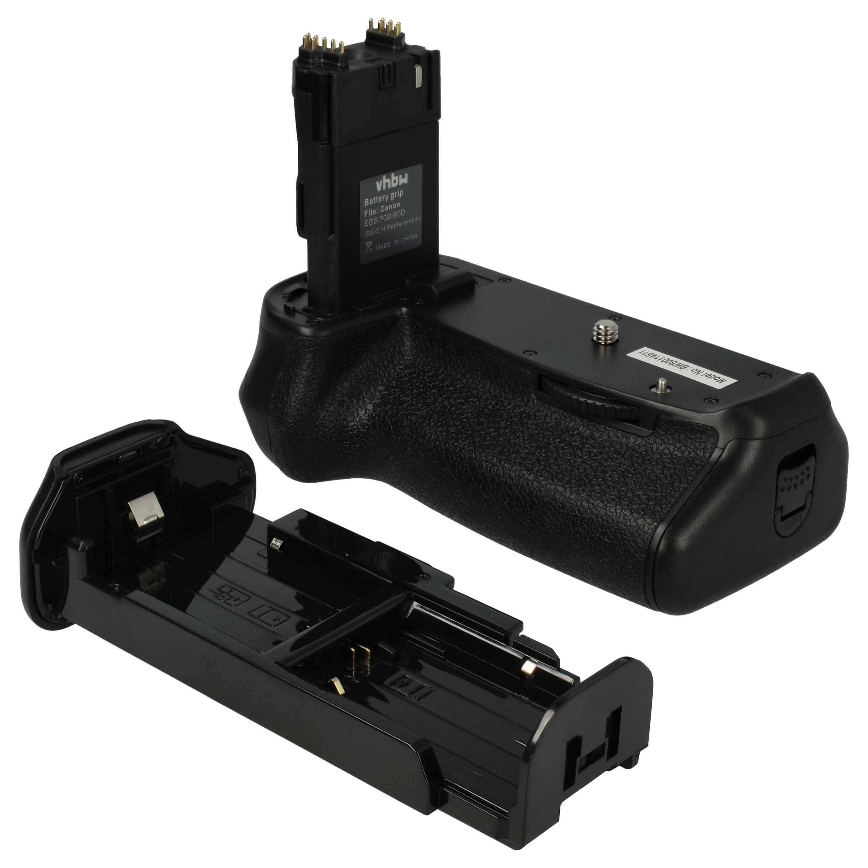 vhbw Batteriegriff Ersatz für Canon BG-E14 für Kamera Spiegelreflexkamera DSLR, inkl. Wählrad-2