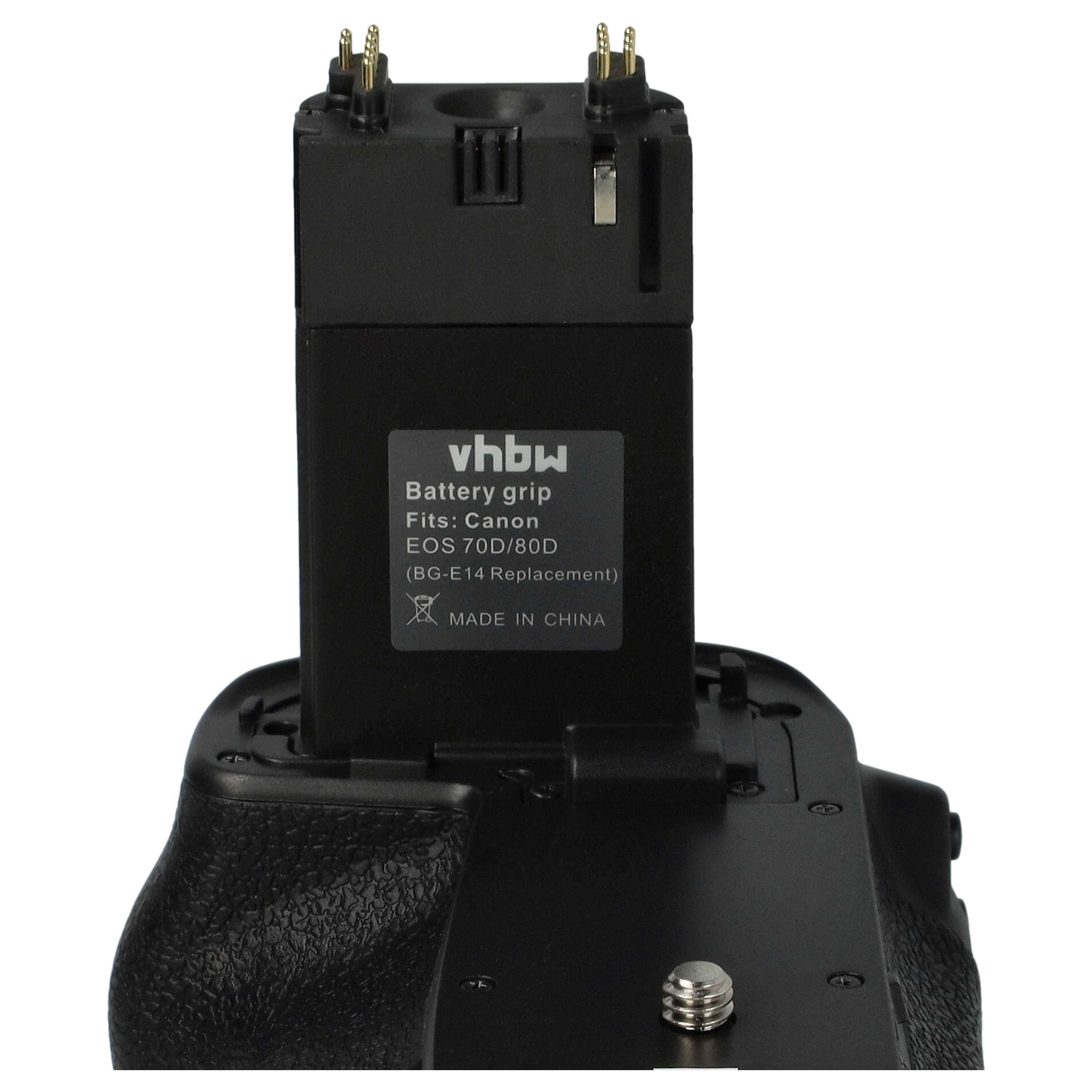 vhbw Batteriegriff Ersatz für Canon BG-E14 für Kamera Spiegelreflexkamera DSLR, inkl. Wählrad-4