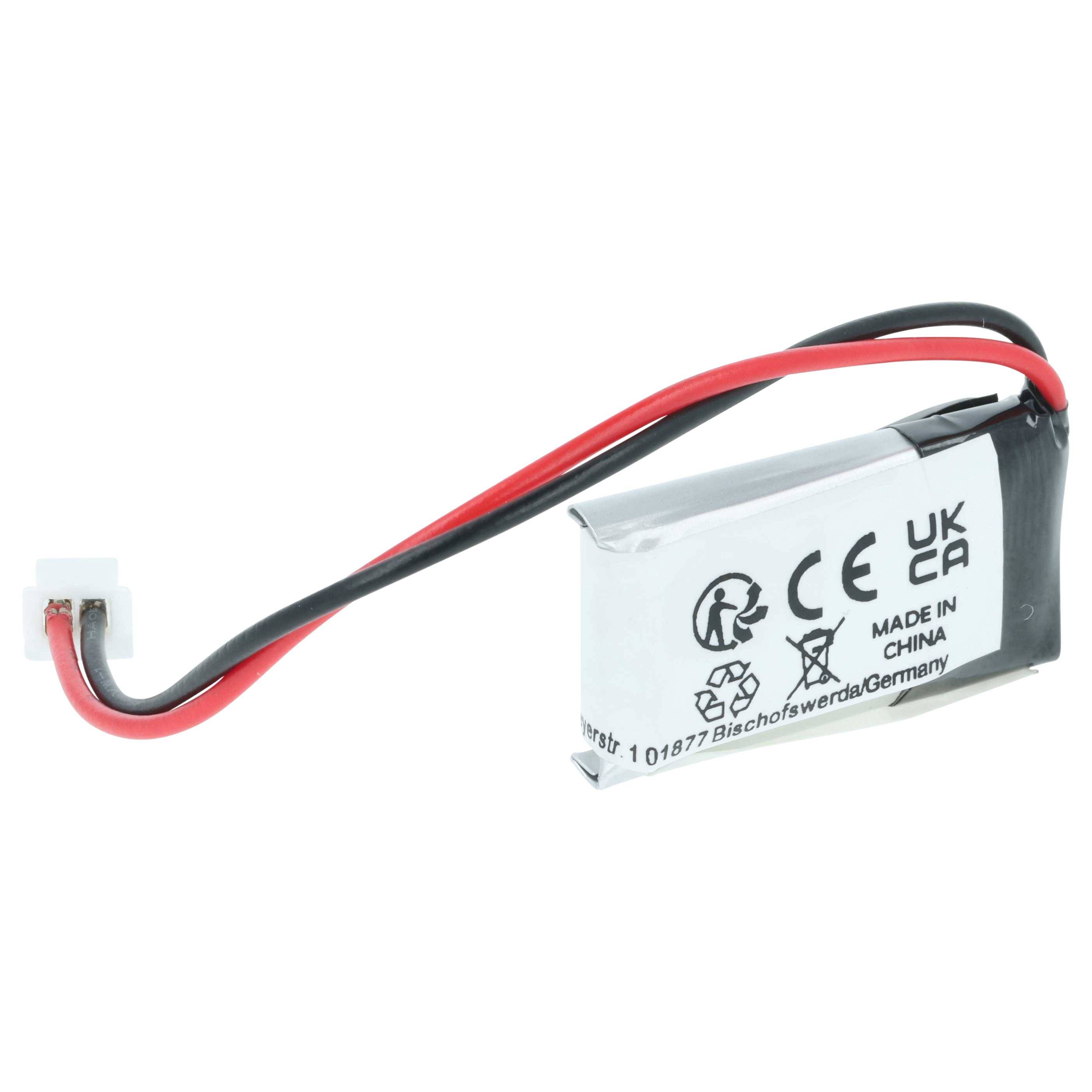 vhbw 2x Akku kompatibel mit Diagral DIAG44ACX | TF410X Alarmanlage, Alarmsystem (90 mAh, 3,7 V, Li-Polymer)-1